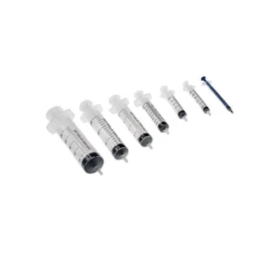 3-Parts disposable syringe with Luer lip